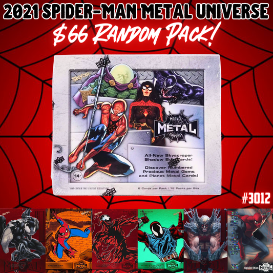 Break 3012 - 2021 Marvel Metal Universe Spider-Man - Random Pack Break!