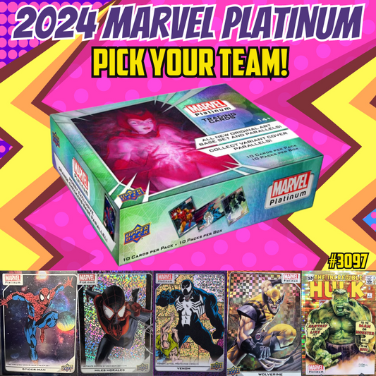Break 3097 - 2023 Marvel Platinum - Pick Your Character/Team!
