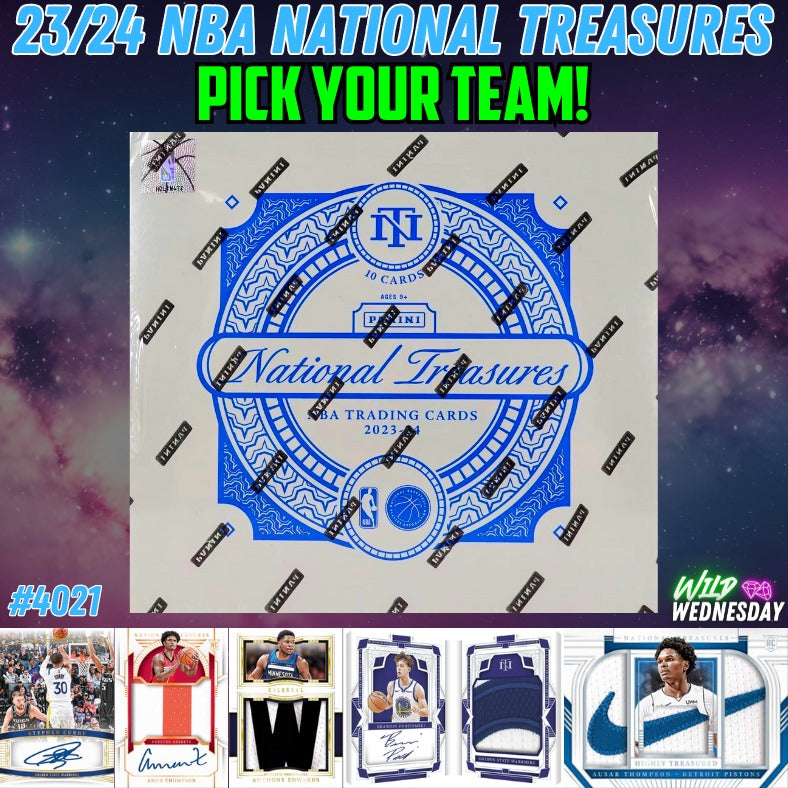 Break 4021 - 23/24 NBA National Treasures - Pick Your Team!