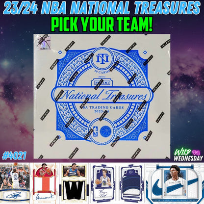 Break 4021 - 23/24 NBA National Treasures - Pick Your Team!