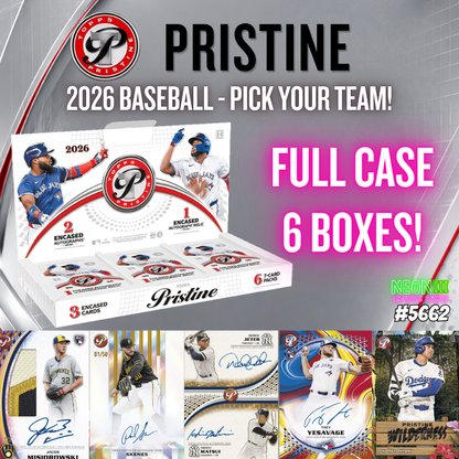 Break 5662- 2026 Topps Pristine Baseball - FULLCASE - Pick Your Team!