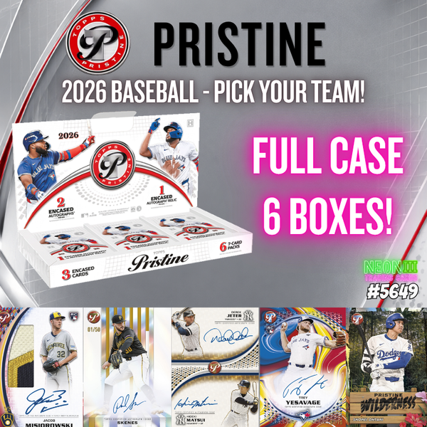 Break 5649 - 2026 Topps Pristine Baseball - FULLCASE - Pick Your Team!