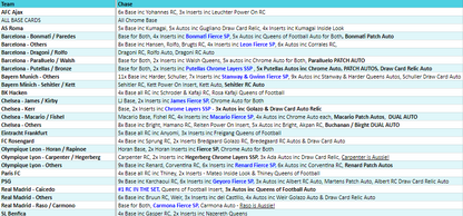 Break 3671 - 23/24 UEFA Womens Chrome Hobby RELEASE DAY Half Case - Pick Your Team/Player ROUND 2!