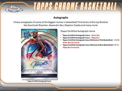 24/25 Topps Chrome Basketball Value Box