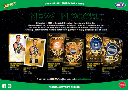 2025 AFL Footy Stars Blaster Box
