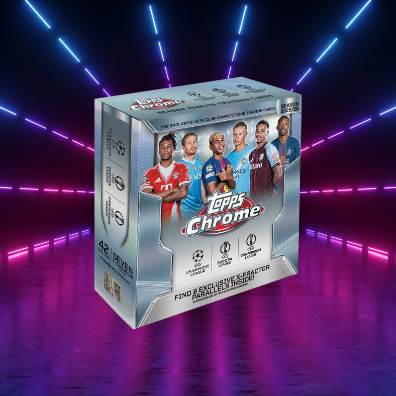 2025-26 UEFA Club Competition Chrome Mega Box
