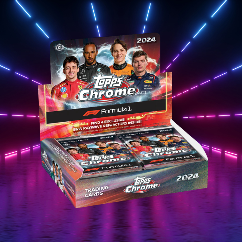 2024 Topps Chrome Formula 1 Qualifying Lap Box Neon Trading Cards 2024-topps-chrome-formula-1-qualifying-lap-box-neon-trading-cards