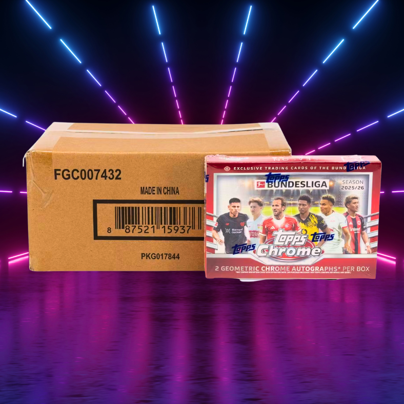 2025-26 Topps Bundesliga Chrome Breaker's Delight FULL CASE (6 Boxes)