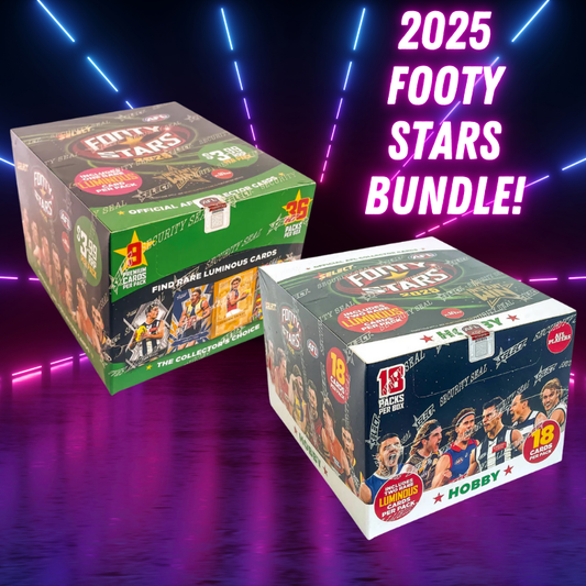 LIMIT 1 PER PERSON - 2025 Footy Stars Hobby x Retail Bundle