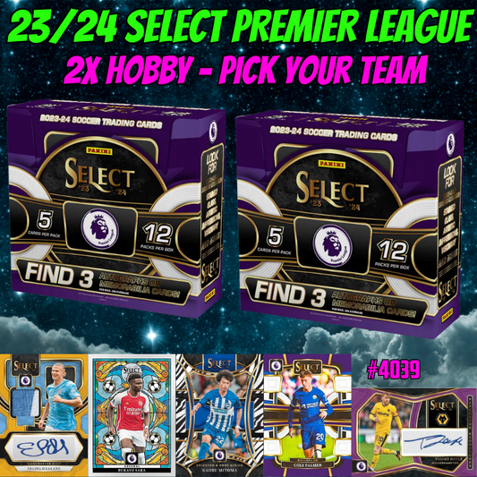 Break 4039 - 23/24 Select EPL HOBBY - 2 Box - Pick Your Team!