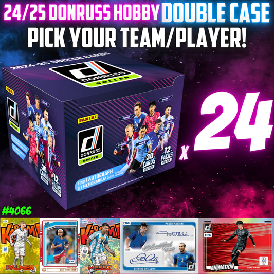 Break 4066 - 24/25 Donruss Soccer Hobby - 2 CASER - Pick Your Team/Player!