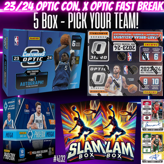 Break 4132 - NBA 23/24 Optic Contenders x Optic Fast Break 5 Box - Pick Your Team!