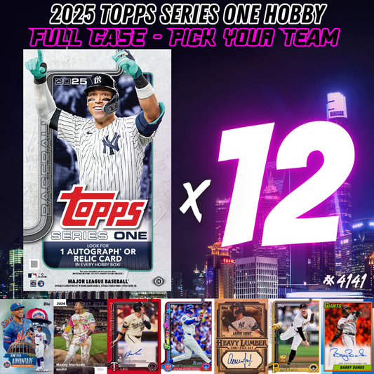 Break 4141 - 2025 Topps MLB Series 1 Baseball - Hobby - FULLCASE - Pick Your Team!