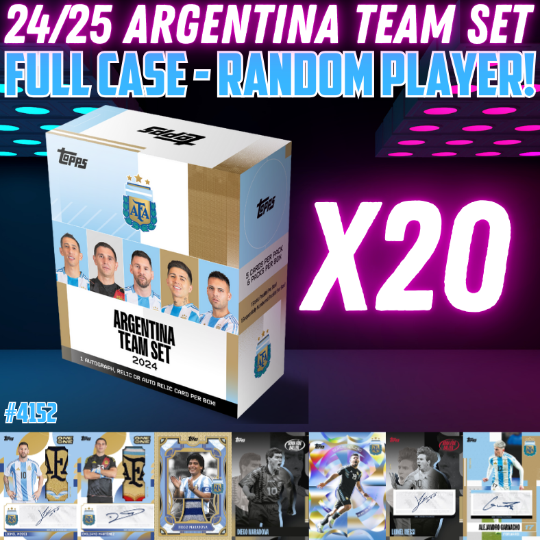 Break 4152 - 24/25 Argentina Team Set - FULL CASE - Random Players!
