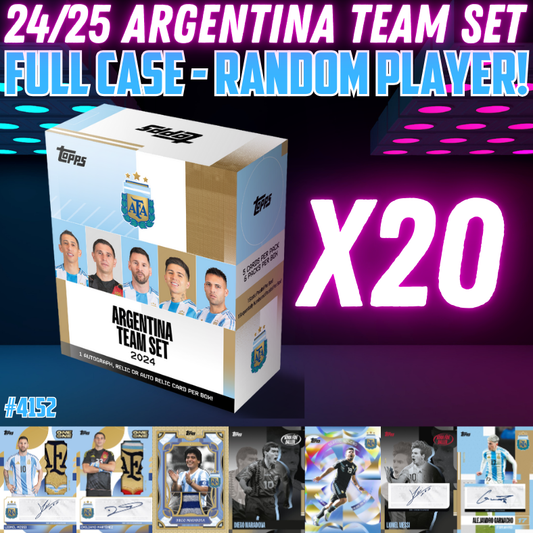 Break 4152 - 24/25 Argentina Team Set - FULL CASE - Random Players!