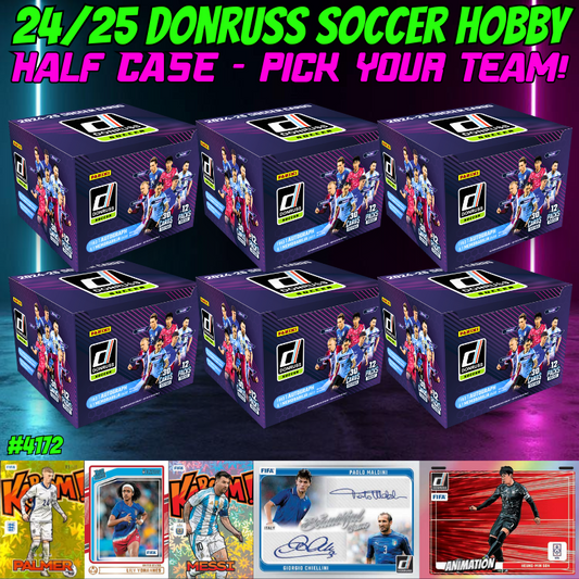 Break 4172 - 24/25 Donruss Soccer Hobby - HALF CASE - Pick Your Team!
