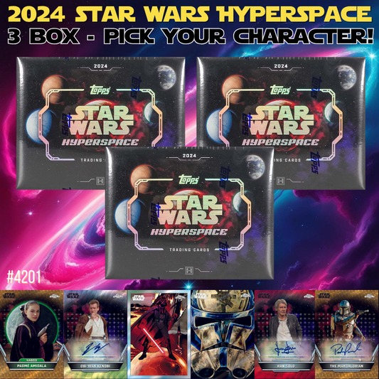Break 4201 - 2024 Star Wars Hyperspace 3 Box - Pick Your Character!