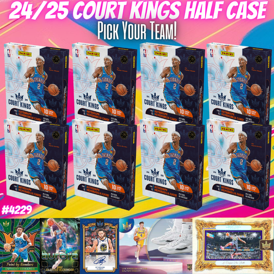 Break 4229 - NBA 24/25 Court Kings Half Case - Pick Your Team!