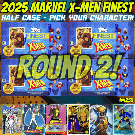 Break 4253 - 2025 Marvel X-Men Finest Hobby HALF CASE - Pick Your Character! Round 2!