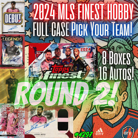 Break 4297 - RELEASE DAY - 2024 MLS Finest Hobby - Full Case - Pick Your Team - ROUND 2!