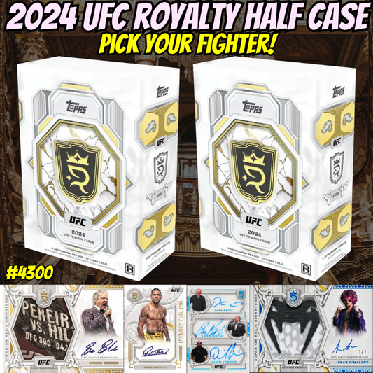 Break 4300 - 2024 UFC Royalty 2 Box - HALF CASE - Pick Your Fighter!