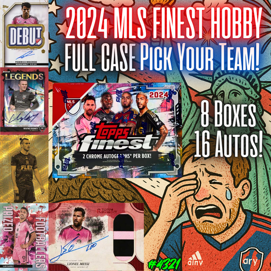 Break 4321 - 2024 MLS Finest Hobby - Full Case - Pick Your Team!