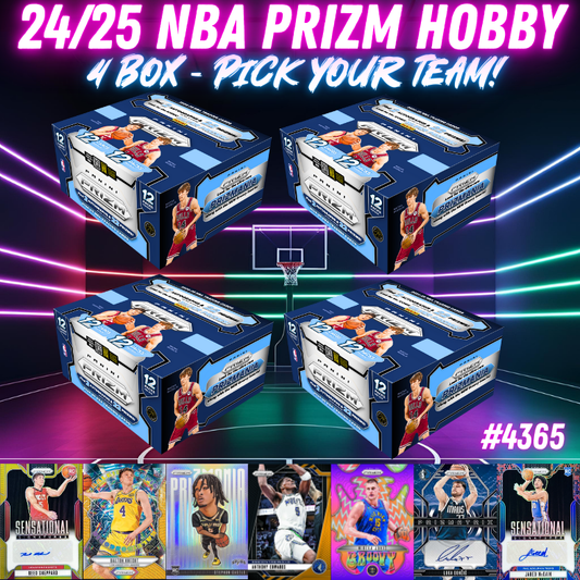 Break 4365 - THE FINAL FOUR - 24/25 NBA Prizm Hobby - Pick Your Team!