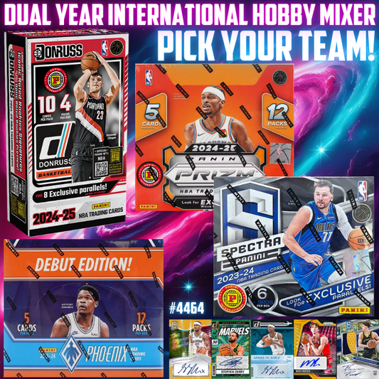 Break 4464 - NBA Dual Year Spectra x Prizm 4 Box Int. Hobby - Pick Your Team!