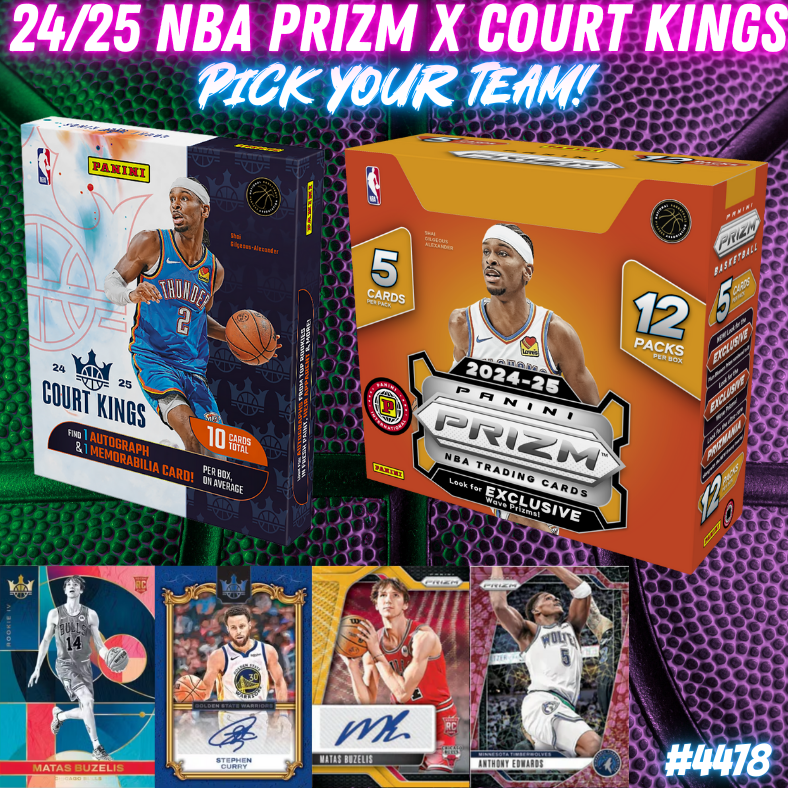 Break 4478 - 24/25 NBA Prizm x Court Kings PICK YOUR TEAM!