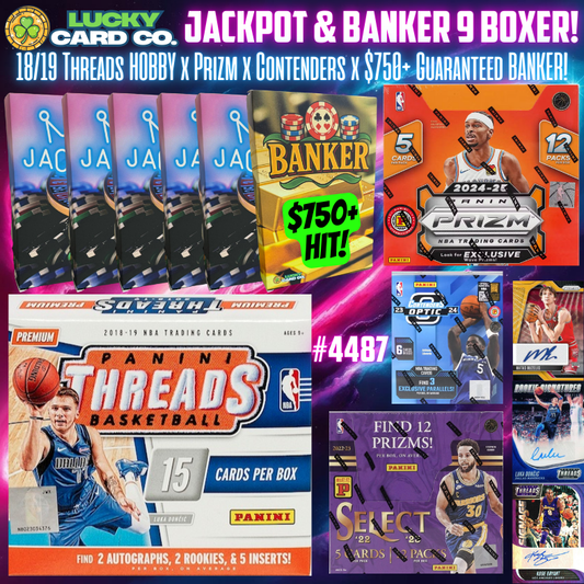 Break 4487 - NBA Quad Year Threads x BANKER x Prizm Saturday Slammer - $149 Random Teams!