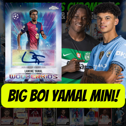 Big Boi Yamal Mini for Break 4489 - 24/25 Topps Chrome UCC JUMBO x HOBBY - Double HALF Case - 18 Autos - PYT ROUND 2!