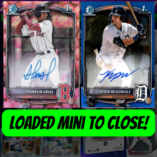 10 Spot Mini to CLOSE Break 4499 - 2025 MLB Bowman Triple Threat - Hobby x Breakers x Jumbo - PYT!