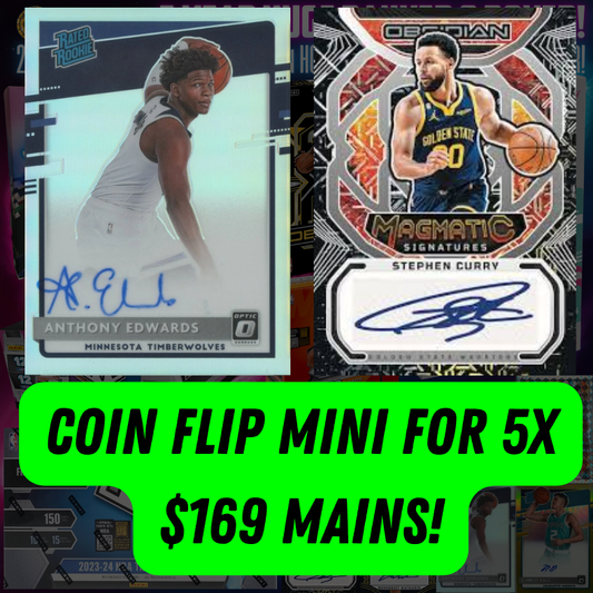 50/50 Mini for 5x $169 MAINS in Break 4503 - NBA 5 YEAR - Banker x Optic x Obsidian 9 Box Mega Mixer - Random Teams!