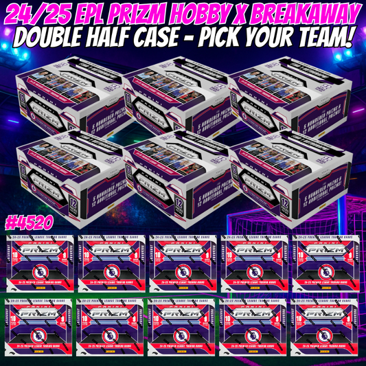 Break 4520 - 24/25 EPL Prizm Hobby x Breakway 16 Box - Pick Your Team/Player!