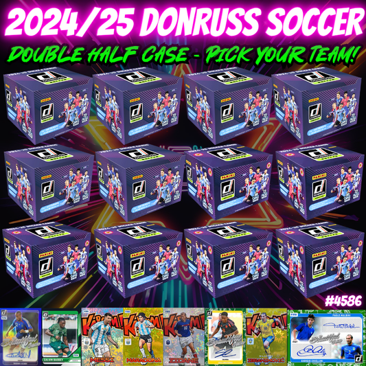 Break 4586 - 24/25 Donruss Double Half Case KABOOM! Hunt - Pick Your Team