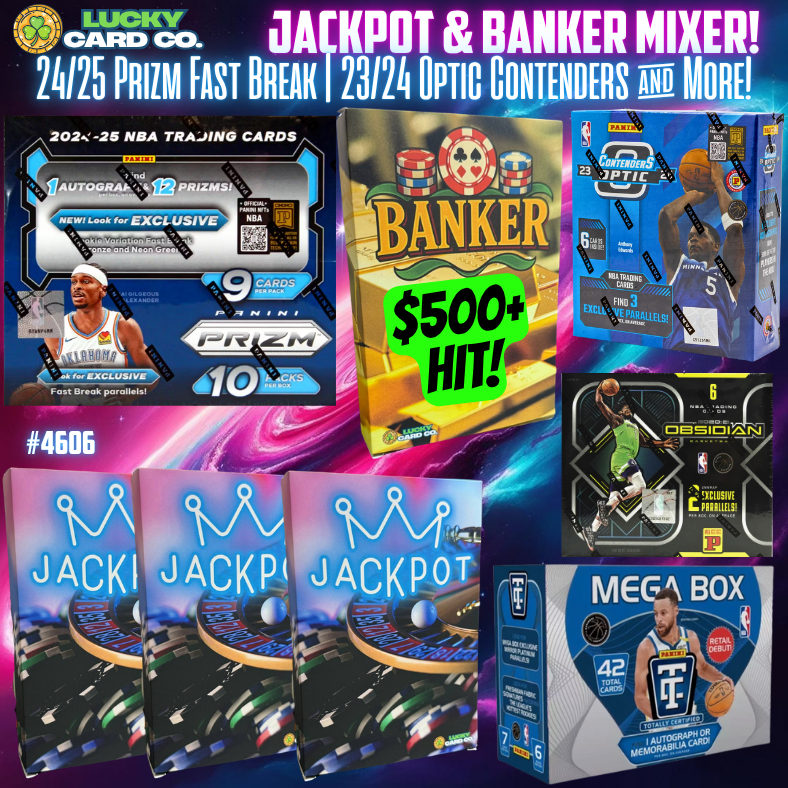 Break 4606 - Sunday NBA 8 Box Smackdown ft BANKER, Jackpot, Prizm & More!