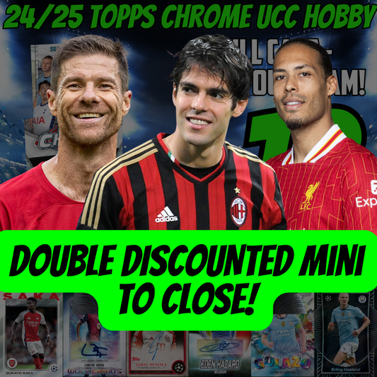 DOUBLE DISCOUNTED Mini to CLOSE Break 4695 - 24/25 UCC Chrome Hobby - FULL CASE - PYT/P!