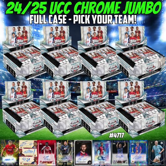 Break 4717 - 24/25 UCC Chrome JUMBO Full Case - Pick Your Team!