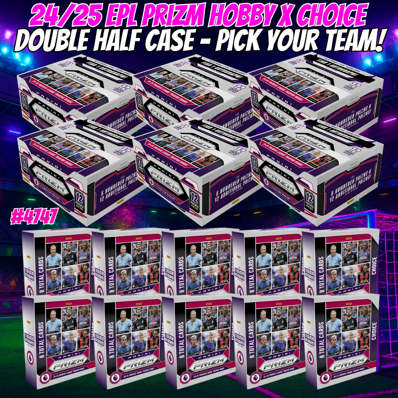 Break 4747 - 24/25 EPL Prizm Hobby x Choice 16 Box - Pick Your Team/Player!