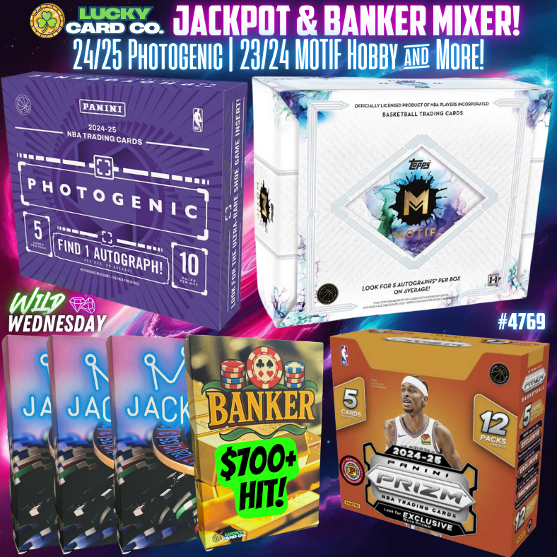 Break 4769 - NBA Dual Year Motif x Photogenic Hobby - 7 Box Wild Wednesday - $129 Random Teams!
