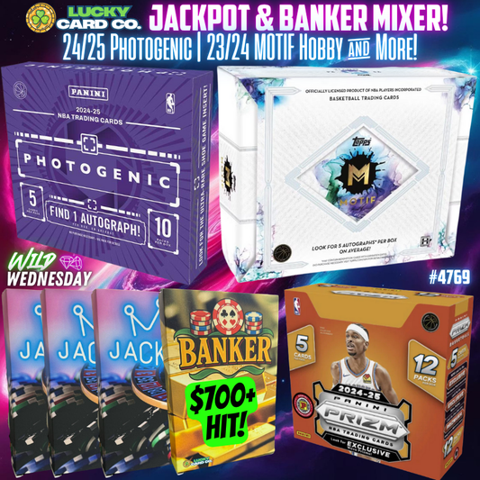 Break 4769 - NBA Dual Year Motif x Photogenic Hobby - 7 Box Wild Wednesday - $129 Random Teams!