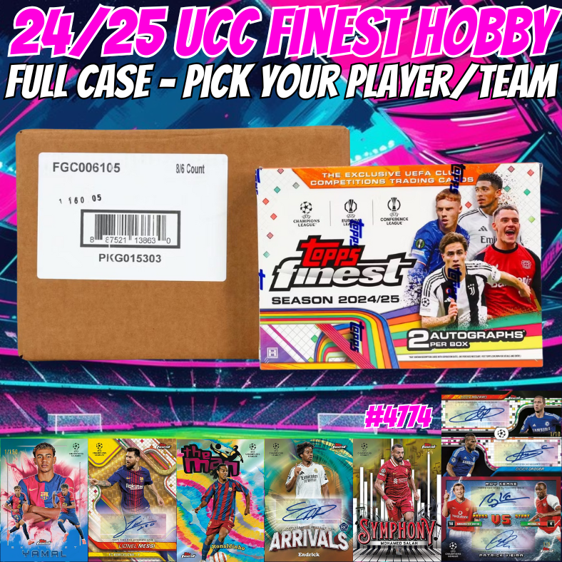 Break 4774 - 24/25 UCC Finest Hobby - Full Case - Pick Your Team!