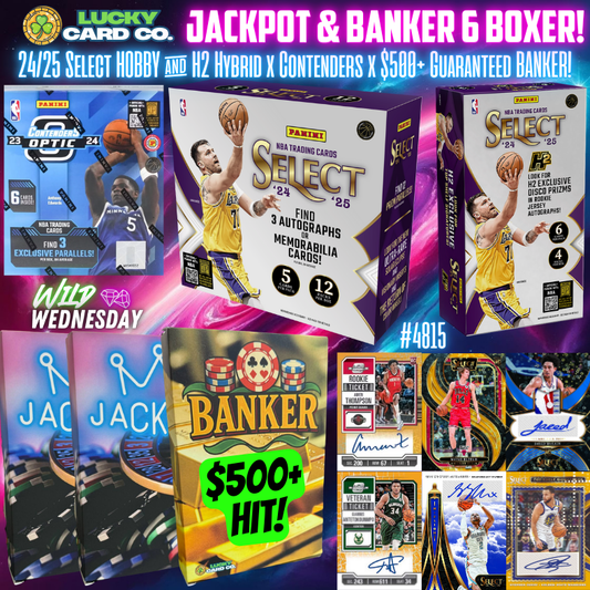 Break 4815 - NBA Dual Year Select HOBBY x BIG BANKER 6 Box - $99 Random Teams!