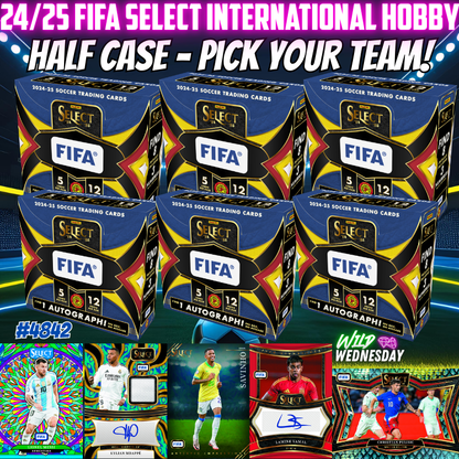 Break 4842 - 24/25 FIFA Select International Hobby - HALFCASE - Pick Your Team!