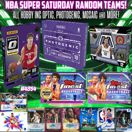 Break 4854 - NBA Super Saturday Optic x Photo & Mosaic Random Teams!
