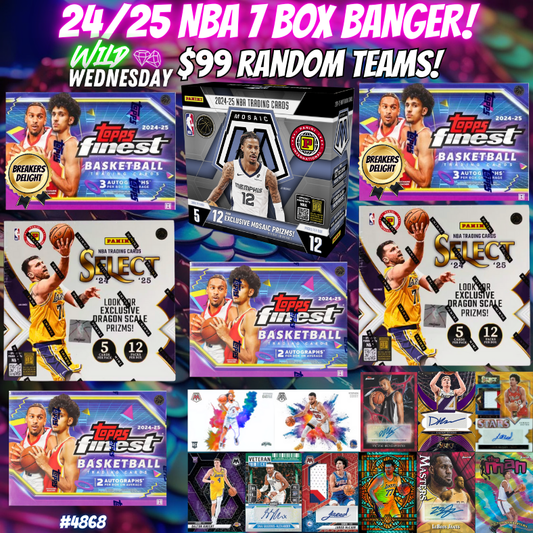 Break 4868 - 24/25 NBA 7 Box Banger - Random Teams!