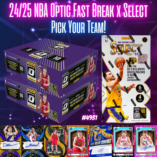 Break 4931 - 24/25 NBA Optic Fast Break x Select - Pick Your Team!