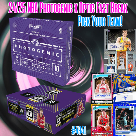 Break 4941 - 24/25 NBA Photogenic x Optic Fast Break - Pick Your Team!