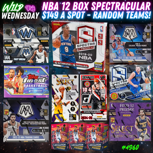 Break 4960 - Wild Wednesday NBA 12 Box Spectracular - RANDOM TEAMS!