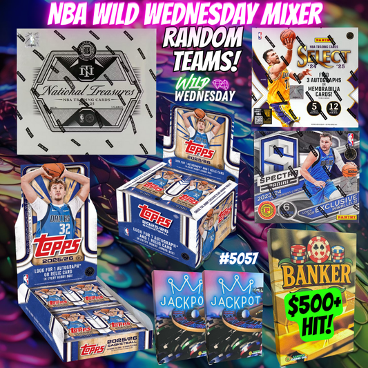 Break 5057 - NBA National Treasures x Lucky x Topps & More WILD WEDNESDAY Random Teams!